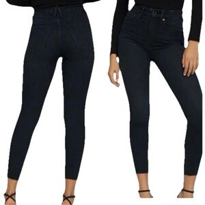 Good American Good Waist Skinny High Rise Jeans with Tummy Tech Blue Size 8 /29